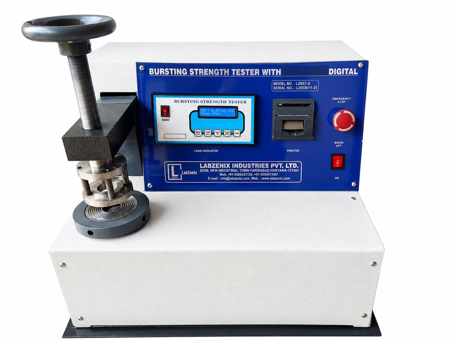 Bursting Strength Tester With Printer - Image 1