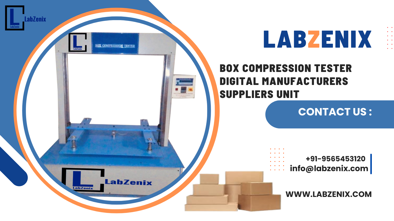 Box Compression Tester Digital Manufacturers Suppliers Unit