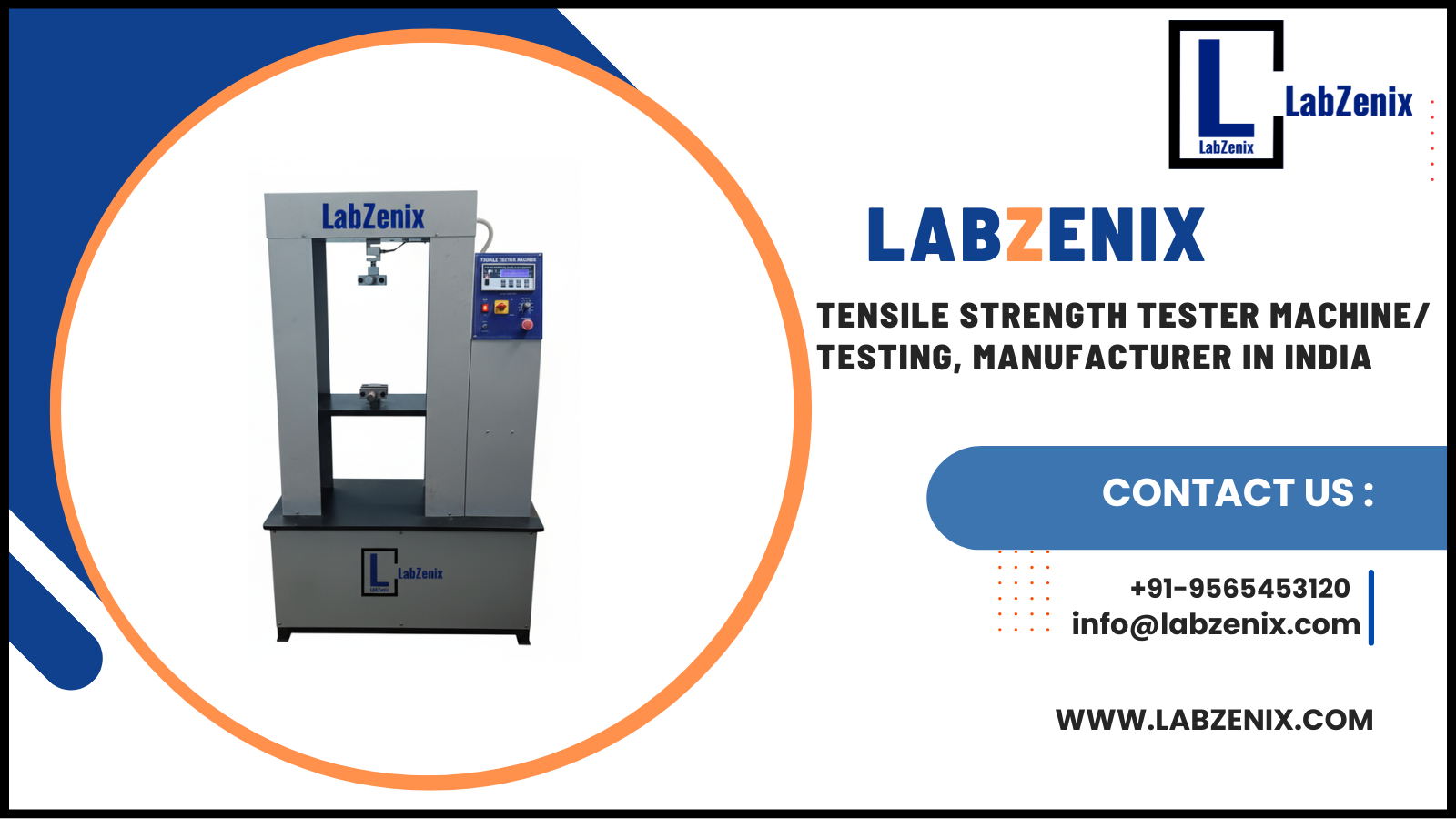 Tensile Strength Tester Machine Testing, Manufacturer in India