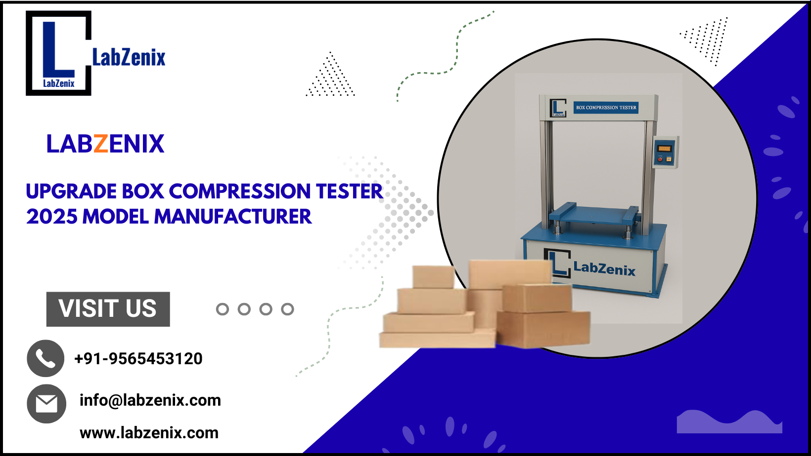Upgrade Box Compression Tester 2025 Model Manufacturer